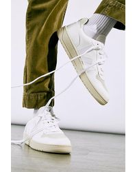 Veja - V-10 Trainer Shoe At Free People In Extra White, Size: Eu 36 - Lyst