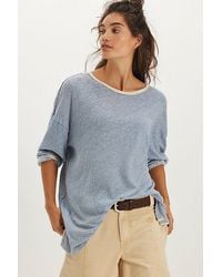 Free People - We The Free Veronica Striped Tee - Lyst