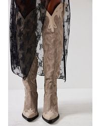 Free People - Wild West Thigh High Boots - Lyst