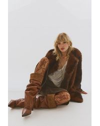 Swedish Stockings - X Free People Lena Lace Tights - Lyst