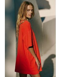 free-est - Essential Extreme Tee Mini Dress By - Lyst
