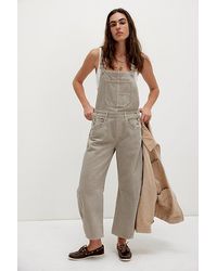 Free People - Good Luck Barrel Dungarees - Lyst