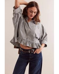 Free People - Bailey Stripe Shirt - Lyst