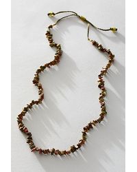 Free People - Single Strand Beaded Necklace - Lyst