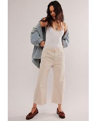 Citizens of Humanity - Ayla Raw Hem Crop Jeans - Lyst