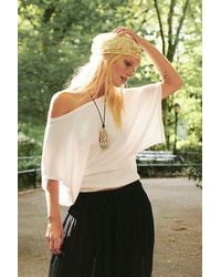 Free People - Forever Lace Triangle Scarf - Lyst