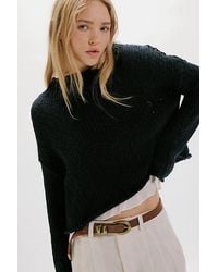 Free People - Opal Rollneck Knit Jumper - Lyst