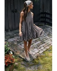 Free People - Godet Craze Mini Dress - Lyst