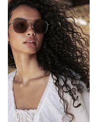 Free People - Betty Aviator Sunglasses - Lyst
