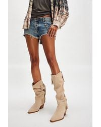 Free People - Faith Fringe Western Boots - Lyst