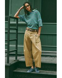 Free People - Silverlake Wide-Leg Chino Trousers - Lyst