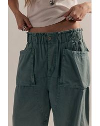 Free People - Costa Straight Harem Pants - Lyst