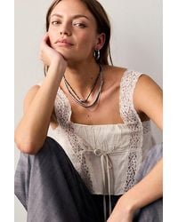 Free People - Wes Semiprecious Layer Necklace - Lyst