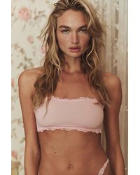 Intimately By Free People - Charlie Lace Microfiber Bandeau By - Lyst