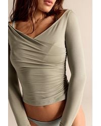 Intimately By Free People - That's A Wrap Layering Long Sleeve Top By - Lyst