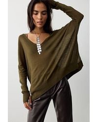 Free People - Sweet Tea Fine Gauge Pullover - Lyst
