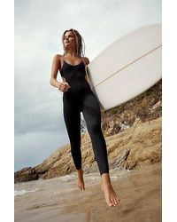 Seea - Nazare Surf Bodysuit At Free People In Black, Size: Small - Lyst