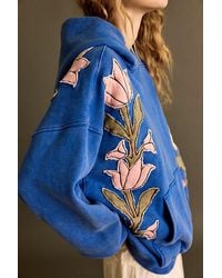 Free People - It's A Vibe Flowers Hoodie - Lyst