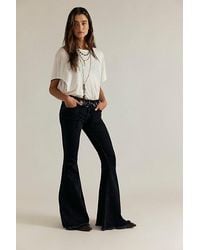 Free People - Emre Low-Rise Flare Jeans - Lyst