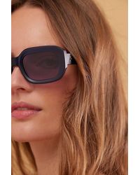 Free People - Dig Deeper Square Sunnies - Lyst