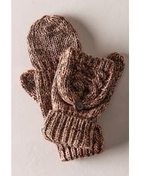 Free People - Marl It Pop Top Mittens - Lyst
