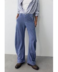 Free People - Spotlight Knit Barrel Trousers - Lyst