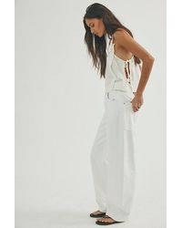 Free People - Truro Baggy Puddle Jeans - Lyst