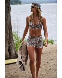 Montce - Montce Micro High-Waisted Boyshort Surf Bottoms - Lyst