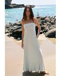 free-est - Sadie Striped Midi Dress By - Lyst