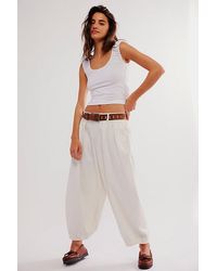 Free People - Ridley Pull-on Barrel Jeans - Lyst
