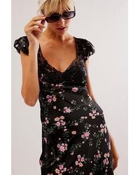 Free People - Butterfly Babe Maxi Dress At In Night Sky Combo, Size: Xs - Lyst