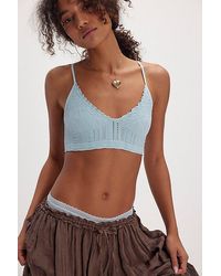 Free People - Heirloom Seamless Bralette - Lyst