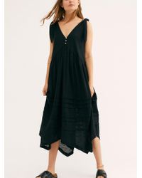 endless summer by free people sea breeze strapless crop top & midi skirt