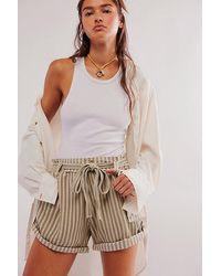 Free People - Fp One Harriet Striped Shorts - Lyst