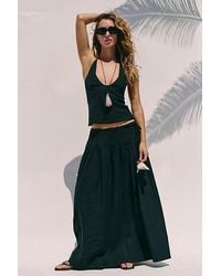 free-est - Sandshell Linen Skirt Set By - Lyst