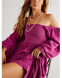 Free People Dahlia Embroidered Maxi Dress | Lyst