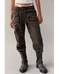 Free People - We The Free Tahiti Cargo Pants - Lyst