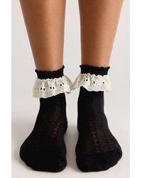 High Heel Jungle - Bobby Lace Frill Socks By - Lyst