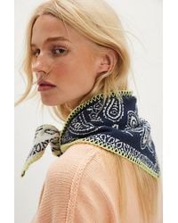 Free People - Carmen Knitted Triangle Bandana - Lyst