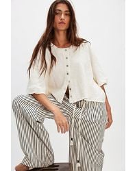 Free People - Flashback Cardi Tee - Lyst