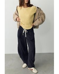 Free People - Onset Knit Pull-On Cargo Pants - Lyst