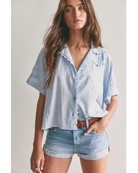 Free People - We The Free Cali Cuffed Shorties - Lyst