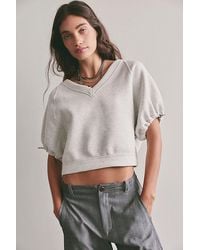 Free People - Fun Here Short-Sleeve Sweatshirt - Lyst