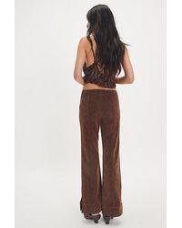 Free People - Glow Up Vegan Suede Pants - Lyst