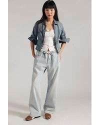 One Teaspoon - Roadhouse Wide-Leg Drawstring Jeans - Lyst