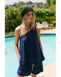 Free People - Strada One-Shoulder Short Set - Lyst