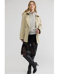 Free People - Karma Lace Column Midi Skirt - Lyst
