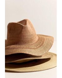 Free People - Soft Spoken Packable Hat At In Dark Tan - Lyst