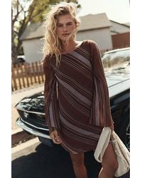 free-est - Sunstare Stripe Mini Dress By - Lyst