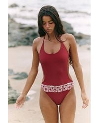 Frankie's Bikinis - La Plage One-Piece Swimsuit - Lyst